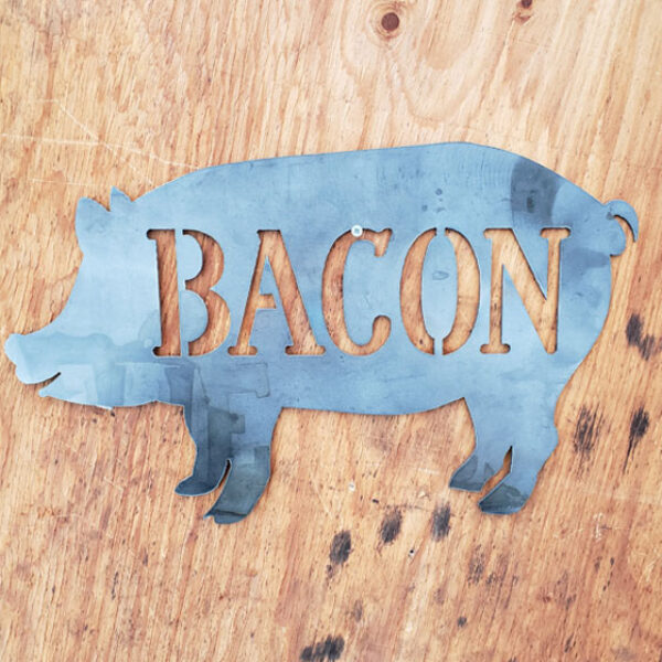 Metal Sign for Bacon Lovers - LMC