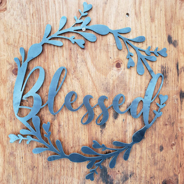 Blessed wall decor - Leavenworth Metal Company