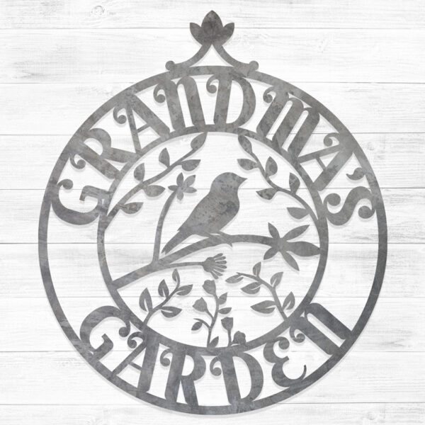 Grandmas Garden Sign - Leavenworth Metal Company