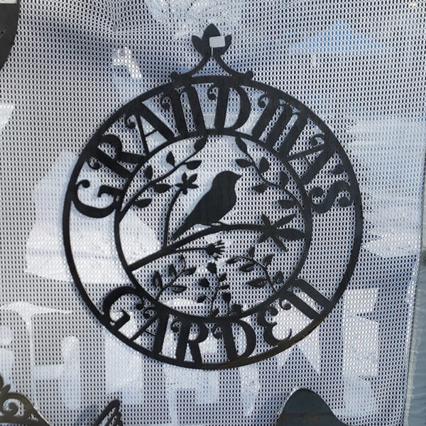 Metal Grandma Garden Sign - Leavenworth Metal Co.