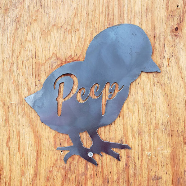 Chicken Peep Sign