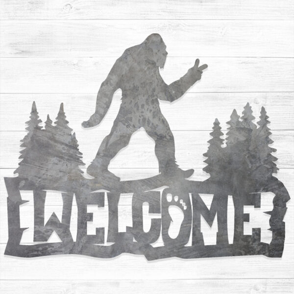 Bigfoot Metal Sign from Leavenworth Metal Company