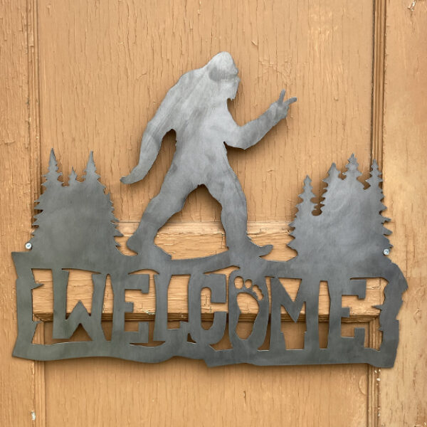 Big Foot Welcome Sign - Leavenworth Metal Company