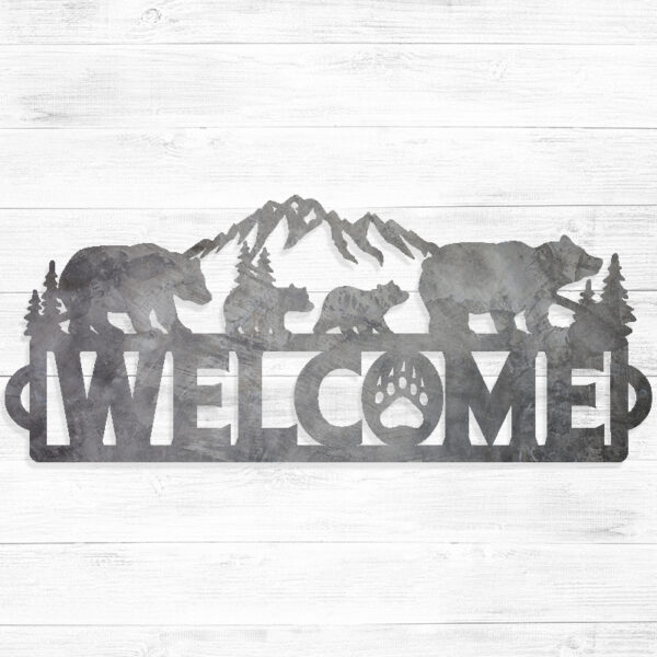 Bears Welcome Sign - Leavenworth Metal Co.